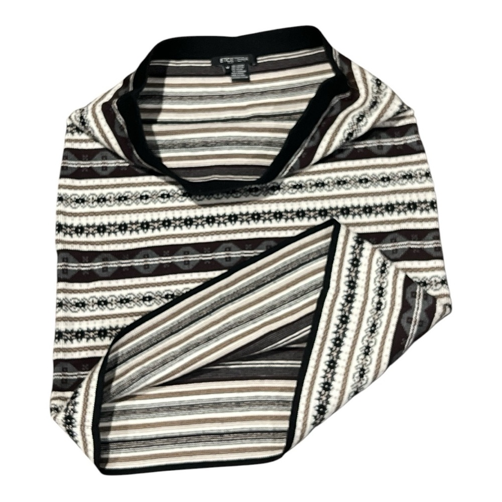 Etcetera Viscose/Cashmere Patterned Brown/Black A… - image 3